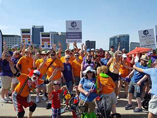 Redeemer lutheran church supports the Pride Parade in Columbus Ohio